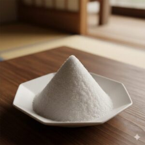 トイレの浄化に最適な八角錐の盛り塩の完成図